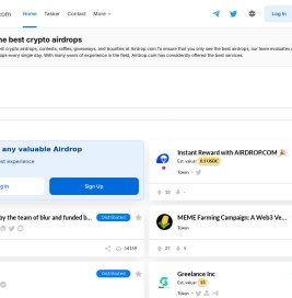 Airdrop.com - Receive The Best Crypto Airdrops