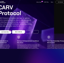 Own, Control and Earn from Your Data | CARV Protocol